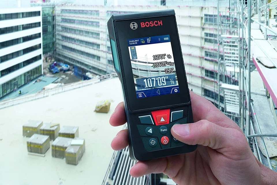 Bosch GLM 150C PVC Laser Distance Meter with Inbuilt Camera Express Delivery - Image 2 of 4