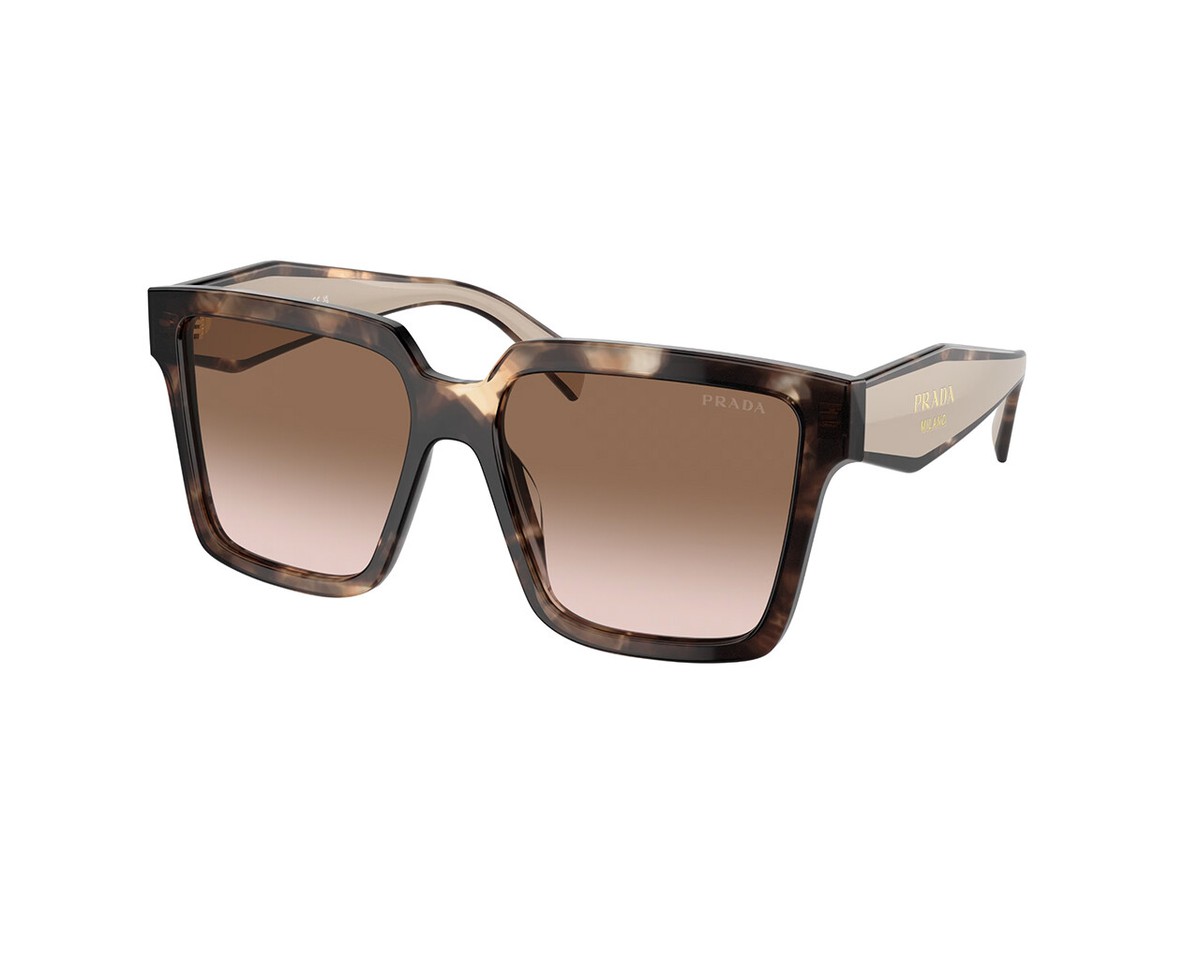 Prada Sunglasses PR 24ZS 07R0A6 Havana brown Woman | eBay