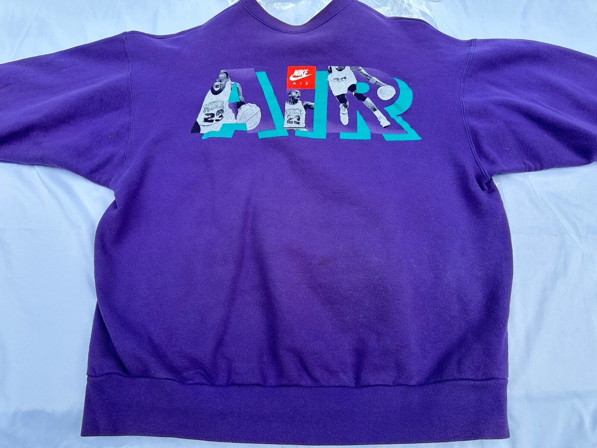 【入手困難】90'NIKEナイキ/ヴィンテージ/エアジョーダンスウェットパープル 入手困難】90'NIKEナイキ/ヴィンテージ/エアジョーダンスウェット