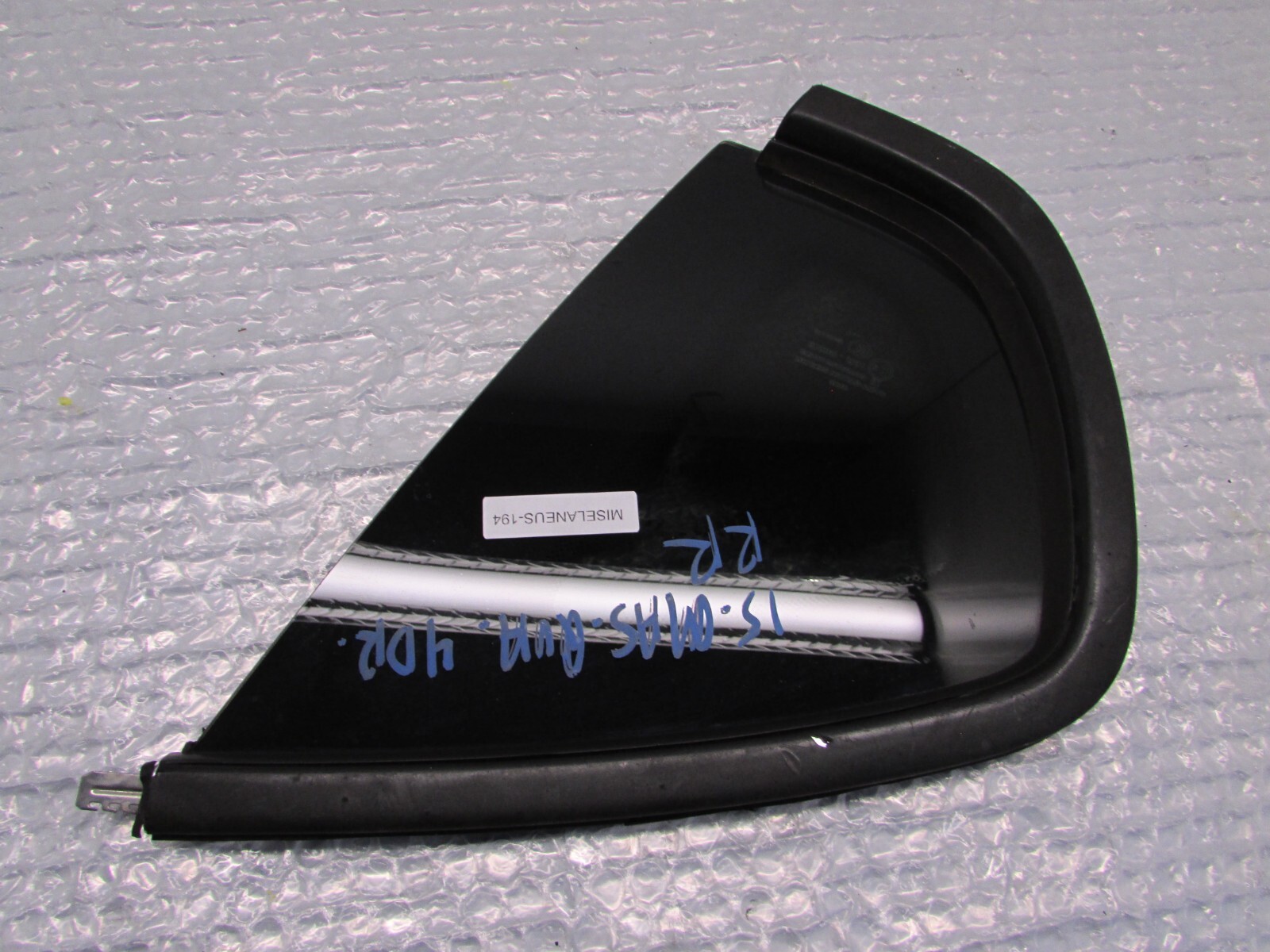 2014-2017 MASERATI QUATTROPORTE REAR RIGHT SIDE DOOR QUATER WINDOW GLASS OEM