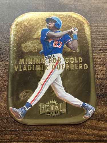 1997 Metal Universe Mining for Gold Die-Cut #4 Vladimir Guerrero RC S631*