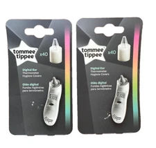Tommy Tippee Digital Ear Thermometer Hygiene Covers 40 Count (2 Pack = 80)