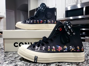 KITH X DISNEY CONVERSE CHUCK TAYLOR ALL-STAR 70s, BLACK LEATHER (SIZE 7.5) NEW! | eBay