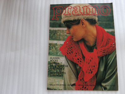 DDR PRAMO Praktische Mode + Schnittmuster 12/1978 Kleid Rock Bluse Nachtwäsche