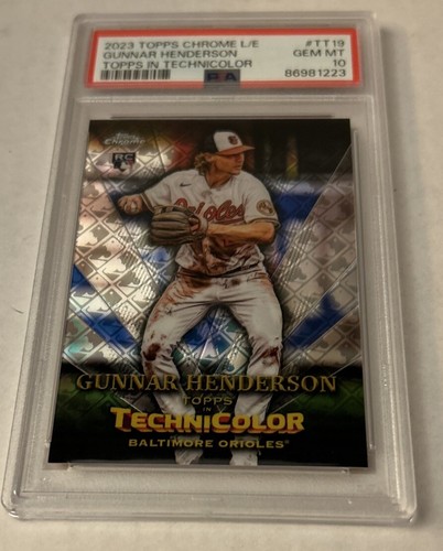 2023 Topps Chrome Gunnar Henderson Rookie Card #2 – Graded PSA 10 Gem Mint