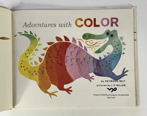 Western Publishing 2 Book Lot Adventures With Color & Nature Wonderland 1970 - Imagen 4 de 9