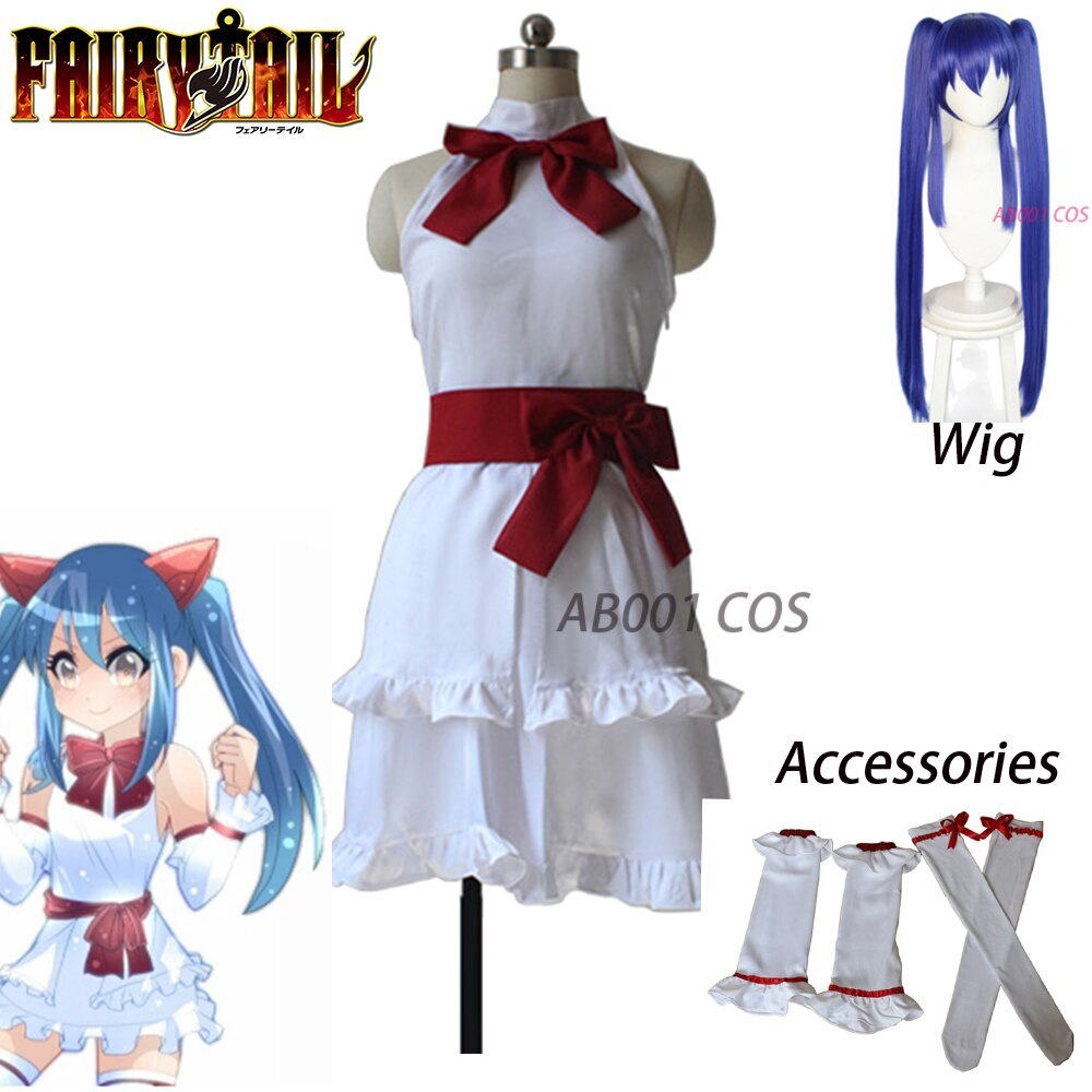 Fairy Tail Dragon Slayers Wendy Marvell After Seven Ye Uniform Cosplay  Costume