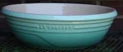 Le Creuset Oval Serving Bowl Cool Mint 3.4 Qt 11.5'' Light Green NWT