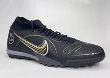 Nike Mens SuperFly 8 Academy TF Black Gold Turf Soccer Shoe Size 8.5 DJ2878-007