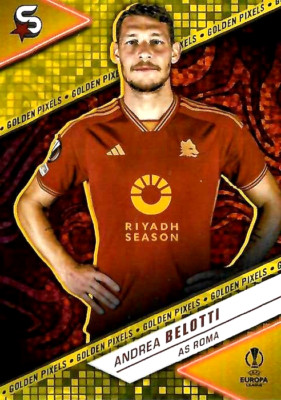 TCS 2830 Topps UCL Super Stars 2023/24 Andrea Belotti Golden Pixels No.18
