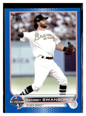2022 Topps Update #ASG-31 Dansby Swanson 2022 MLB All-Star Game Blue Braves