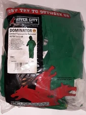 River City Garments DOMINATOR Limited Flammabilty RAINWEAR D6413-08 Green X2 💦