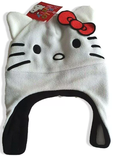 Garden Hello Kitty Winter Hat Zöpfchenmütze Knitted Cap Per - Picture 3 of 3