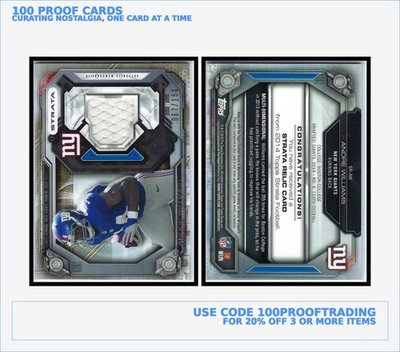Andre Williams Relic RC 2014 Topps Strata #SR-AW Bronze /150 New