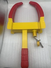 Hedume Wheel Clamp Lock with 3 Keys, Universal Security Tire Locks Red,Yellow...