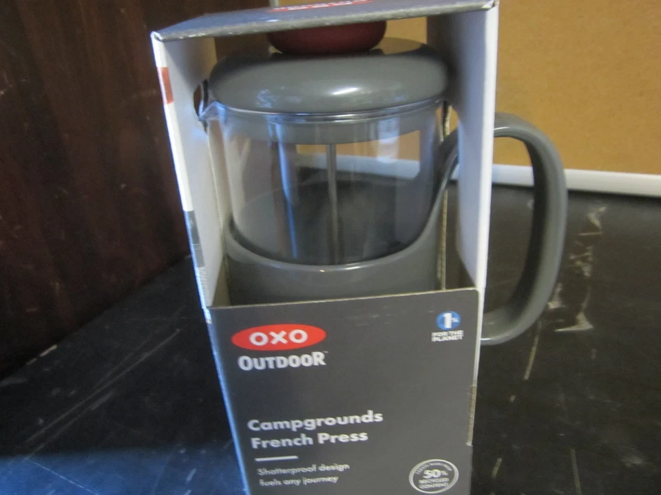 OXO Brew Coffee Maker Outdoor Campgrounds French Press 32oz NEW - Image 3 of 4