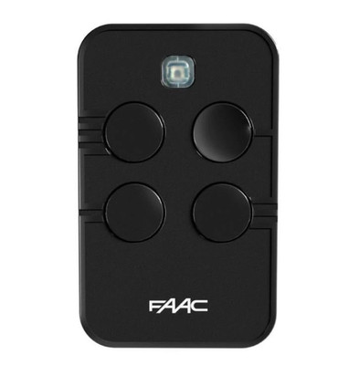 FAAC XT4 433 RC 787456 4-Channel Remote Control Transmitter Grey