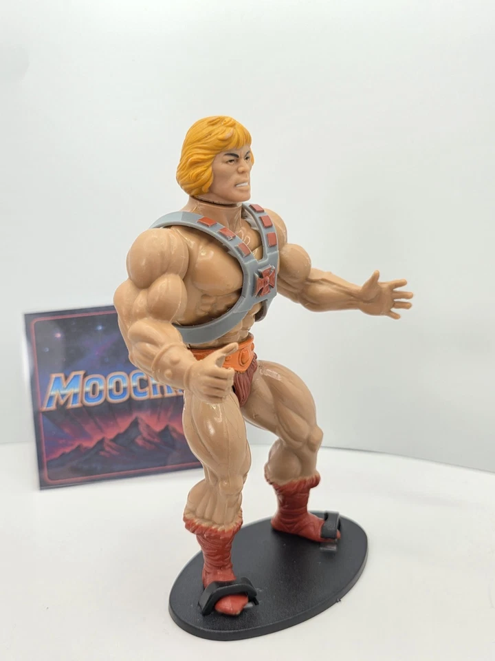 Figura de acción completa vintage Motu He-Man Half BootMasters of the Universe Foto 4 de 4