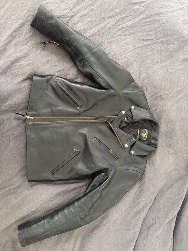 Double Helix Deviant Teacore Leather riding jacket size 40; does not fit.