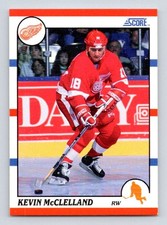 1990-91 Score #287 Kevin McClelland NM-MT Red Wings