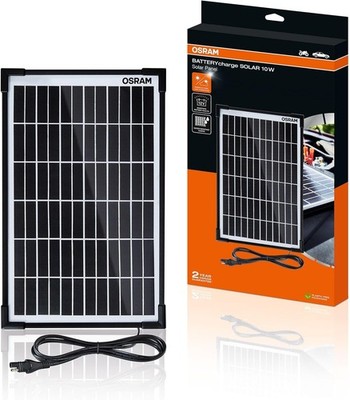 OSRAM Batterycharge Solar 10W 12V Solar Batteriewartungsgerät Ladegerät