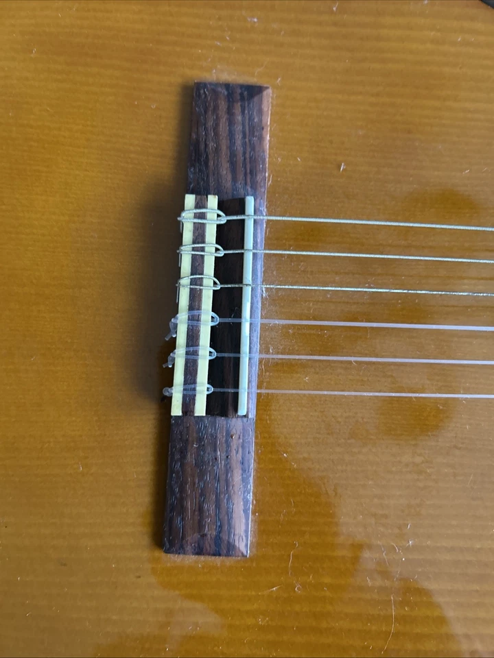 34" Kids Acoustic Guitar No Case Brown Wood 6 String - Image 3 of 4