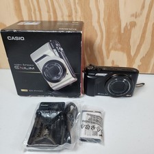 No Power 🔥 Casio EXILIM EX-FH100 HS 10.1MP Black Digital Camera Battery Include