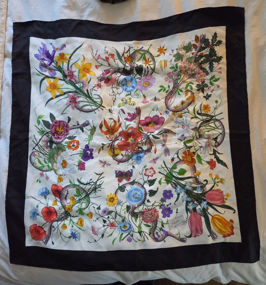Gucci Silk Floral Scarves & Wraps for Women for sale | eBay