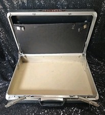 Vintage Samsonite Hardshell Briefcase File Carry Travel Case Black 18"x12"x5"