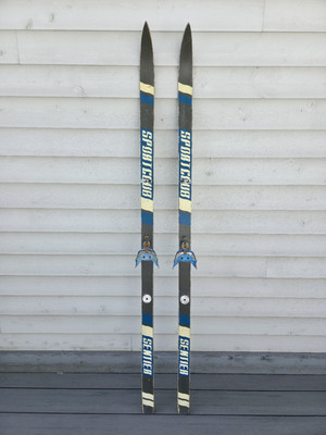 Very Nice Old VINTAGE Snow Skis SPORTCLUB SENTIER Measures 68''