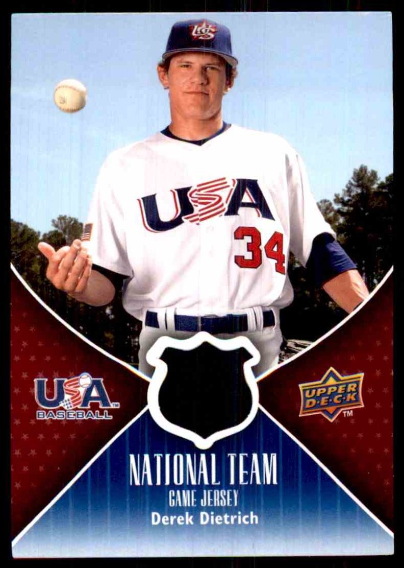 2009 Upper Deck USA National Team Jerseys Derek Dietrich Jersey #DD