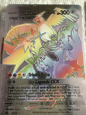 Moltres & Zapdos & Articuno Tag Team GX Silver 💥Fan Art NM | eBay