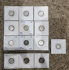 Lot Of 13 90% Silver Dimes Mercury Barber Roosevelt