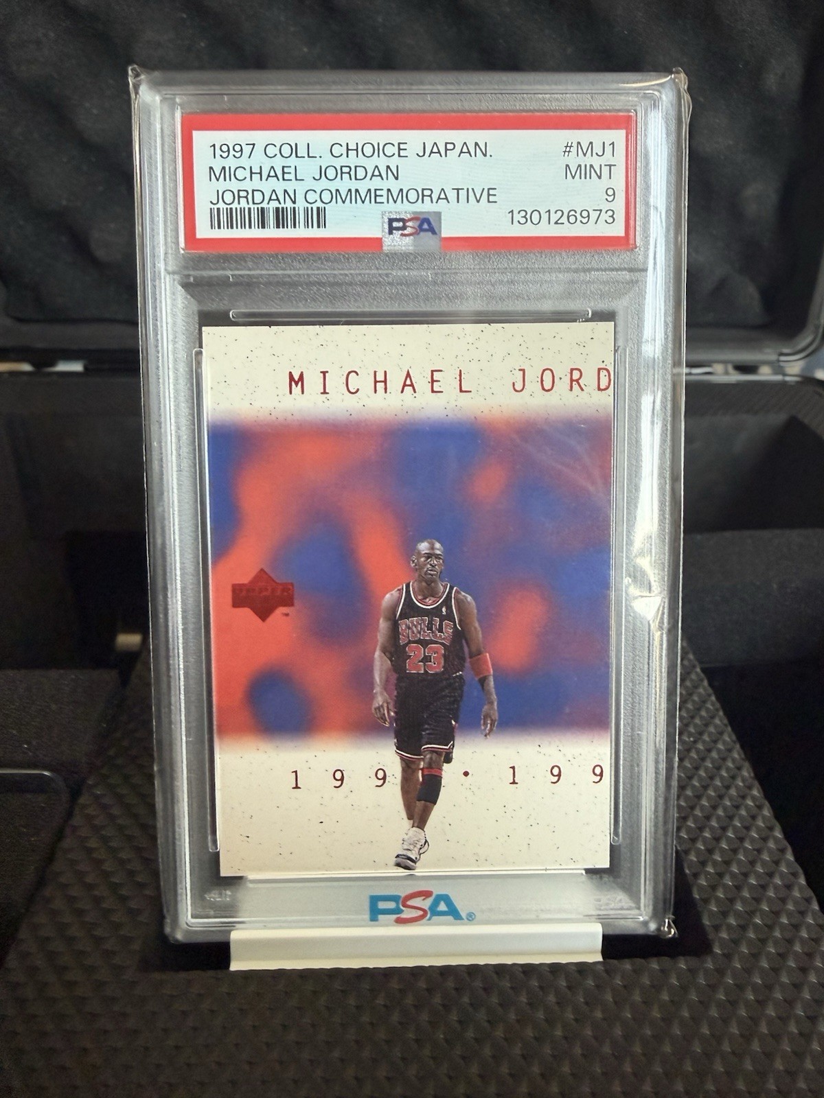 1997 Collector’s Choice Japan Michael Jordan Commemorative #MJ1 - PSA 9