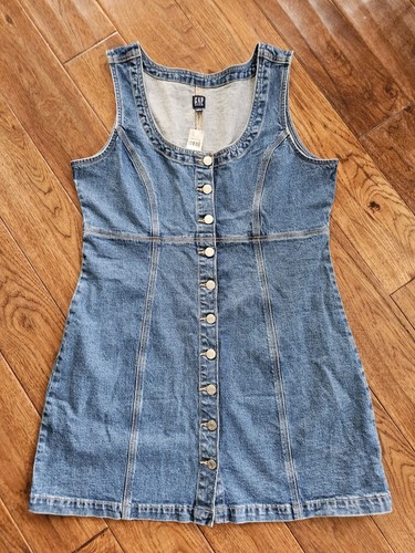 Gap Heritage Denim Jean Mini Dress Women's Size Large NWT