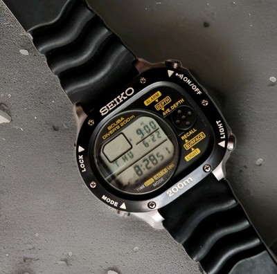 SEIKO SCUBA MASTER ダイブコンピュータ 200m M726 SEIKO SCUBAMASTER 200 METRI LCD VINTAGE M726-5A00 NOS | eBay