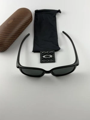 Lente gris Oakley Four marco negro 03-350 hoja de iconos plateados Wesley Snipes XX - Imagen 1 de 4