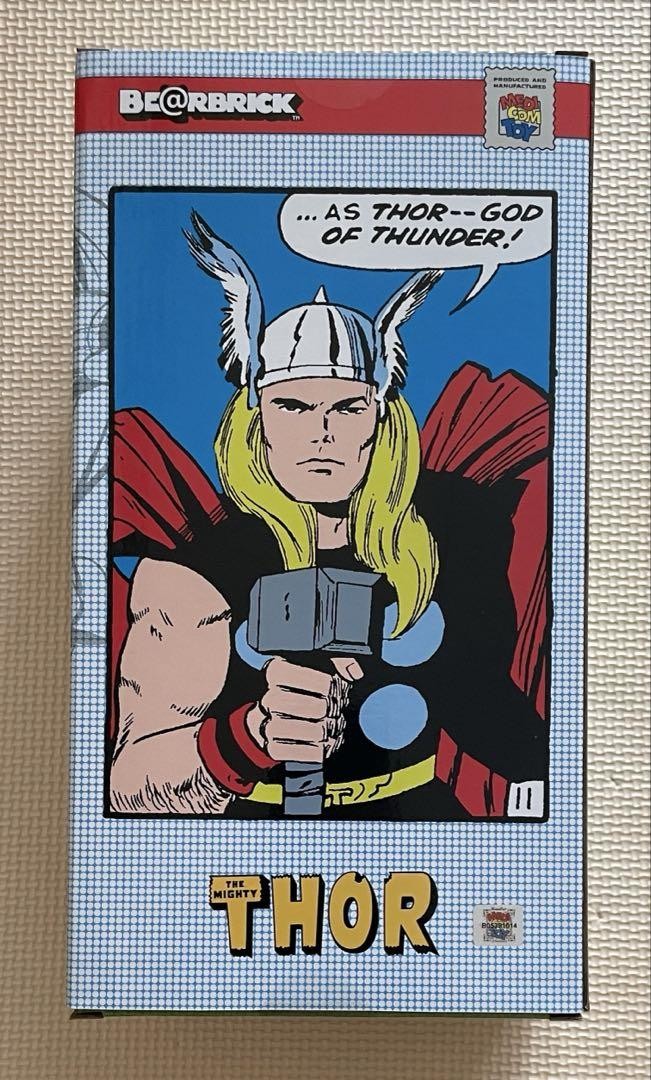 BE@RBRICK THOR 400％ BE RBRICK Thor 400% Marvel Medicom Toy Figure 280mm NEW