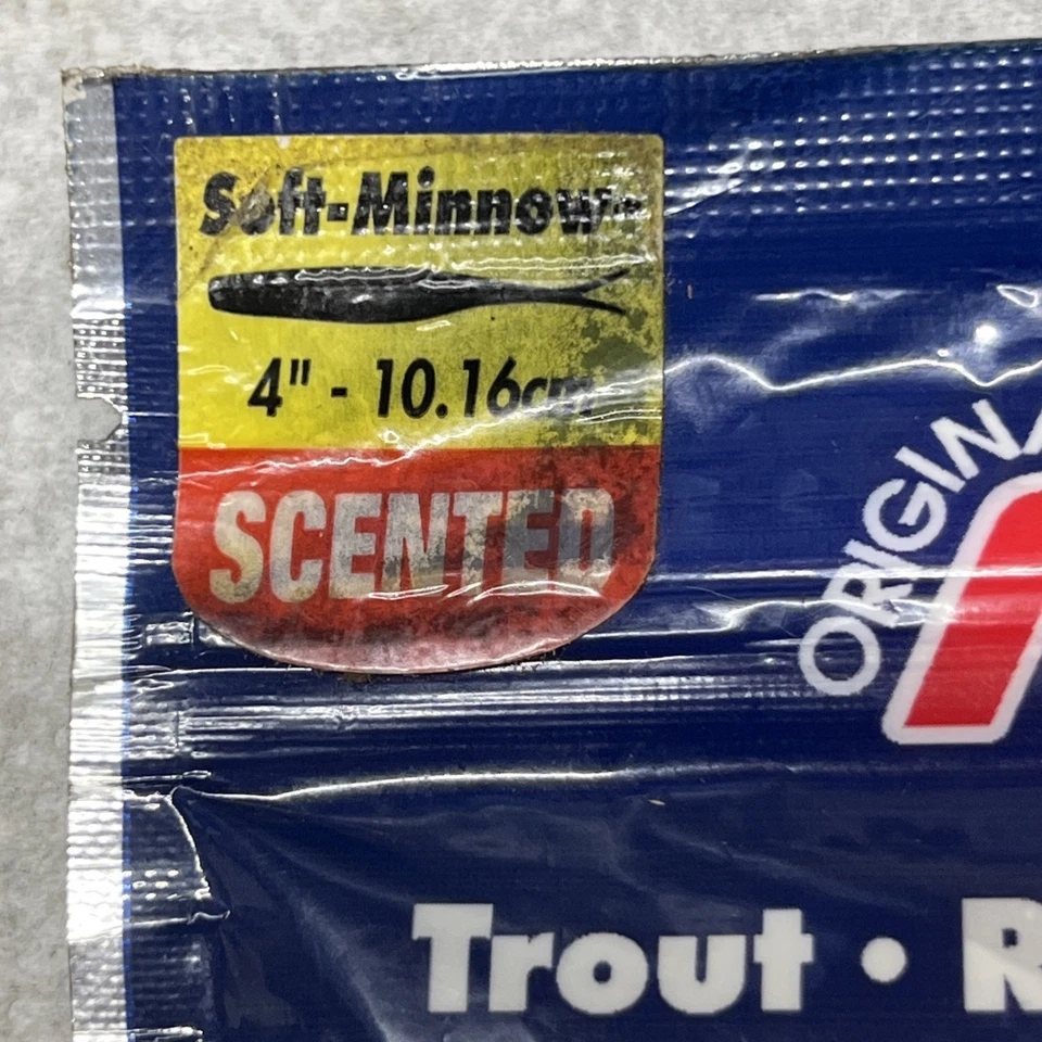 MinnOlure Plástico Suave MINNOWS 4" PERLA 8 PK L&S BAIT COMPANY. SEÑUELO BAJO Foto 2 de 4