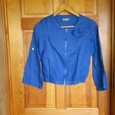 Piko 1988 Embellished Full Zip Long Sleeve Sz S Jacket w Pockets