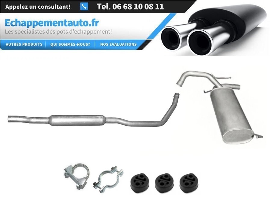 Kit échappement Fiat Sedici 1.6 16V pour rouler sereinement en ville et montagne