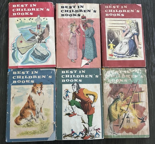 Vtg Best In Children’s Books Lot Of 6 1958-1963