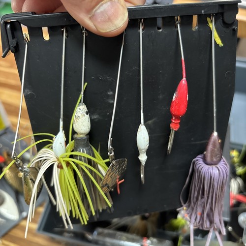 Plano Tackle Box With 44 Spinner/ Buzz Baits - Picture 7 of 19