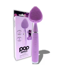 Clover Facial Cleansing Device Lavender Silicone Facial Cleaner & E... Fast Ship