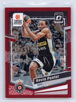 Kevin Punter 2023-24 Donruss EuroLeague #82 Optic Red #/99