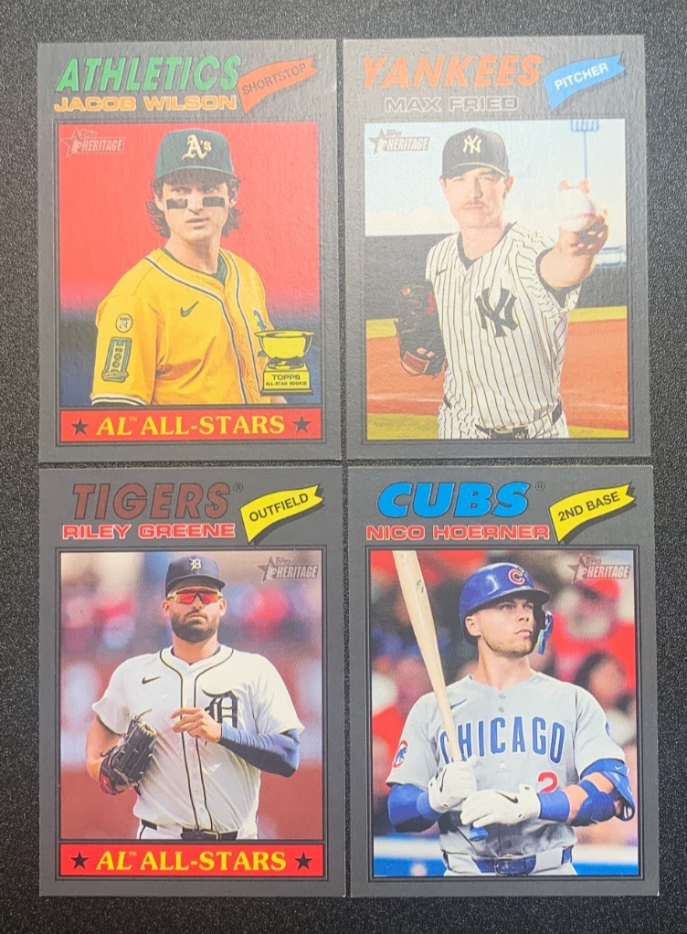 2026 Topps Heritage - Dark Gray Border - You Pick Complete Your Set
