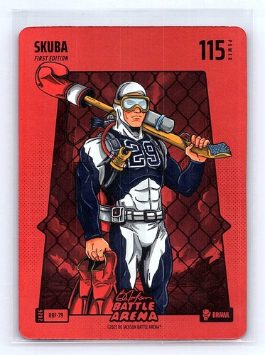 SKUBA (Tarik Skubal) Bo Jackson Battle Arena #79 Red Battlefoil Brawl
