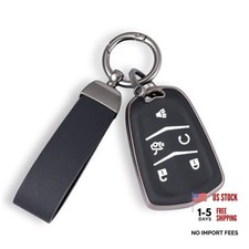 Key Fob Cover,Car Key Case Shell Protector Compatible with 2014-2023 Black