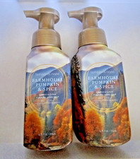  2 Bath  Body Works FARMHOUSE PUMPKIN  SPICE Foaming Soap NEW
