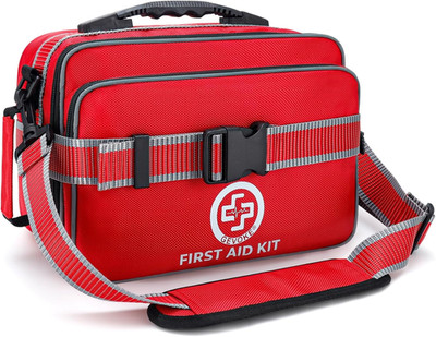 GEVOKE Professional 500 Piece Emergency First Aid Kit for Home, Car, Travel, Cam